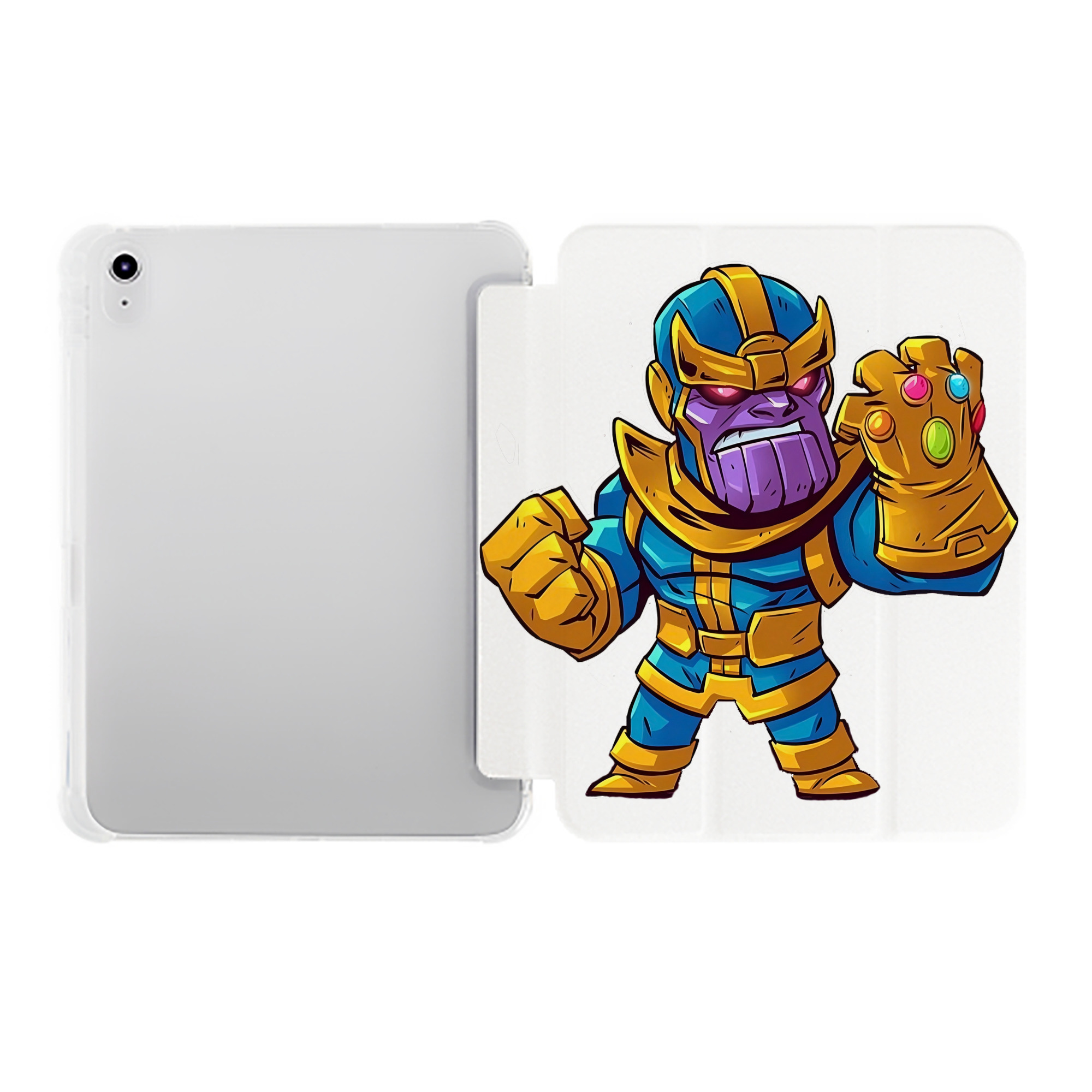 （画像用） アベンジャーズ The Avengers IPad ケース ペン収納付き 三つ折りスタンド PUレザー×シリコン 対応機種9.5/10.5/10.9インチ